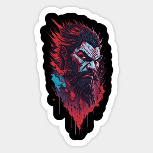 Evil WWE Raw Sticker